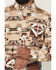 Image #3 - RANK 45&reg; Men's Fire Signal Southwestern Long Sleeve Button-Down Stretch Western Shirt, Tan, hi-res