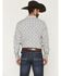 Image #4 - Gibson Trading Co Men's Twisted Medallion Long Sleeve Snap Western Shirt, White, hi-res
