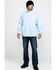 Image #6 - Wrangler 20X Men's FR Small Striped Long Sleeve Work Shirt - Tall , , hi-res