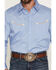 Image #3 - Gibson Trading Co Men's All Smiles Solid Long Sleeve Snap Western Shirt, Blue, hi-res