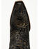 Image #6 - Corral Women's Floral Tall Western Boots - Snip Toe, Gold, hi-res