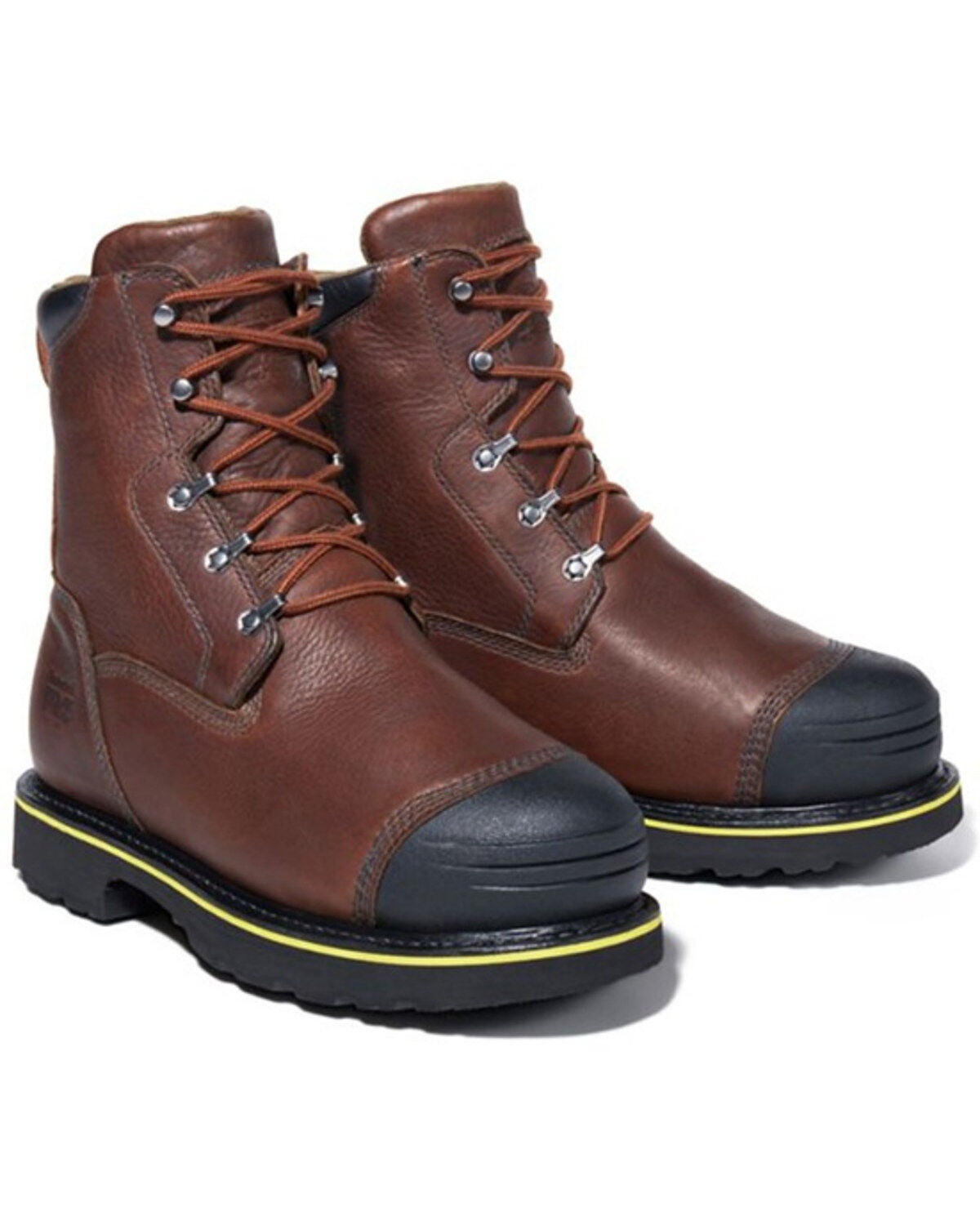 Timberland PRO Men's Bannack Met Guard Lace Work Boot - Alloy Safety Toe, Brown, hi-res