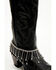 Image #1 - Boot Barn Women's Rhinestone Studded Fringe Boot Jewelry, Silver, hi-res