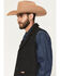 Image #2 - Panhandle Slim Men's Montana Wool Button-Down Vest, , hi-res