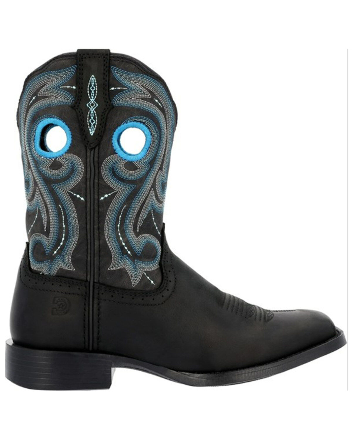 Image #2 - Durango Women's Westward Midnight Western Performance Boots - Broad Square Toe, Blue, hi-res