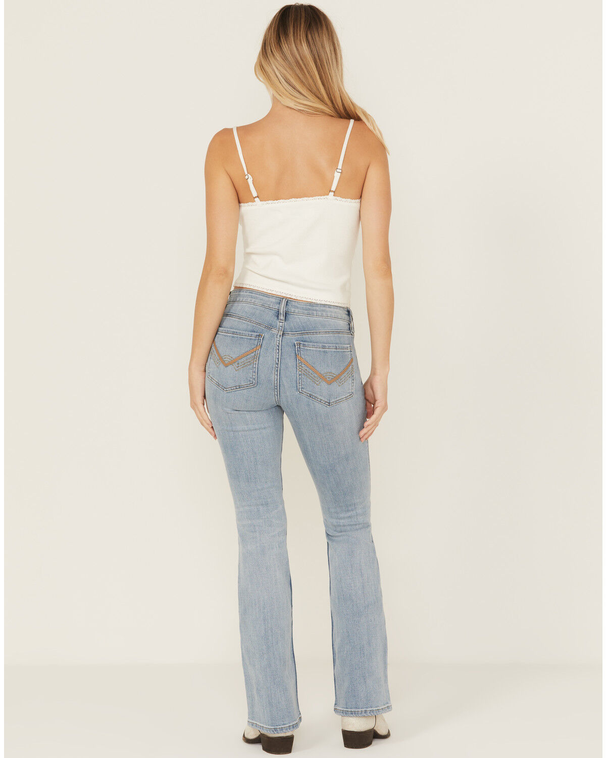 Product Name:  Idyllwind Women's Arden Light Wash Rebel Mid Rise Bootcut Super Stretch Denim Jeans