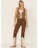 Free People Women's Kenzie Quilted Vest, Sand, hi-res