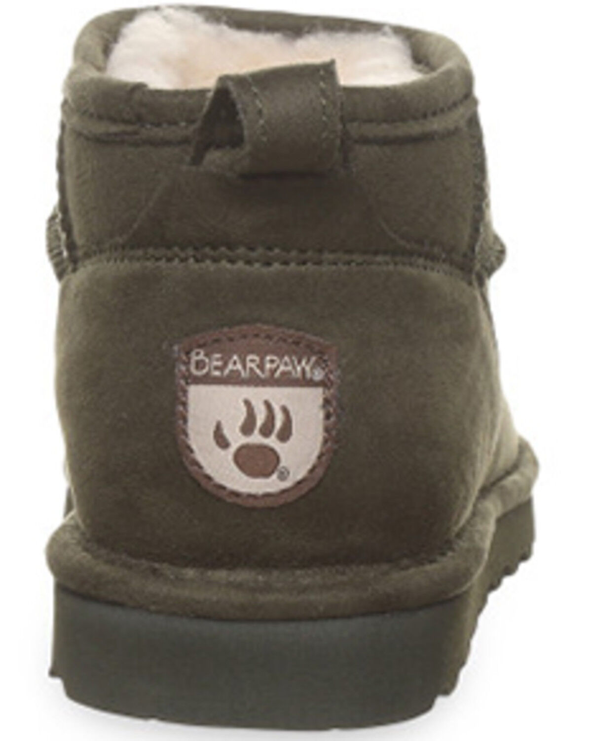 Image #5 - Bearpaw Women's Shorty Vegan Casual Boots, Dark Green, hi-res