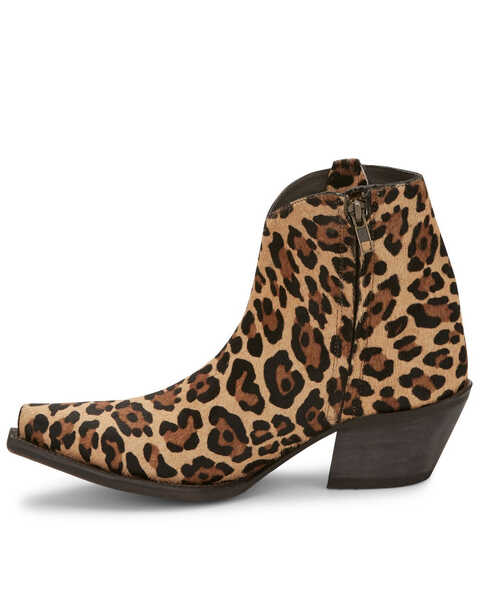 Image #3 - Tony Lama Women's Anahi Wildcat Fashion Booties - Snip Toe, Leopard, hi-res