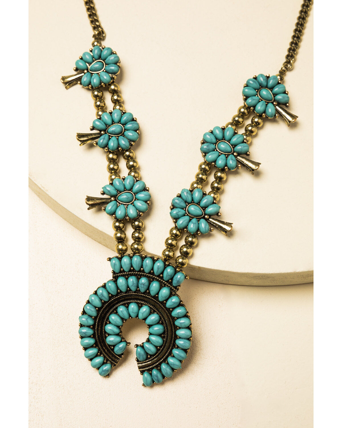 Image #3 - Shyanne Women's Summer Nights Bronze Squash Blossom Set, Bronze, hi-res