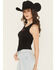 Image #2 - Youth in Revolt Women's Bless Your Heart Tank, Black, hi-res