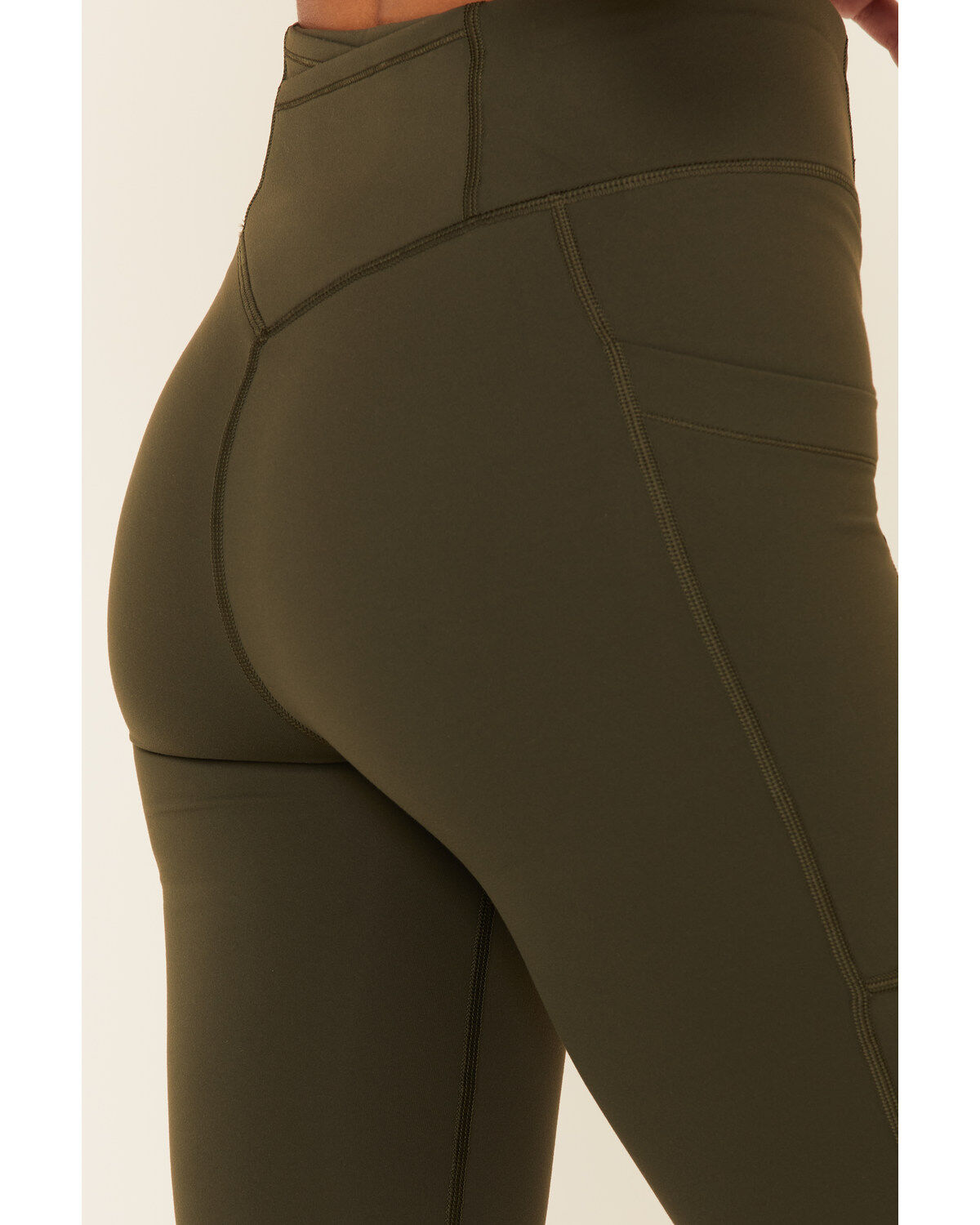 Image #4 - Idyllwind Women's High Rise Freedom Leggings, Dark Green, hi-res