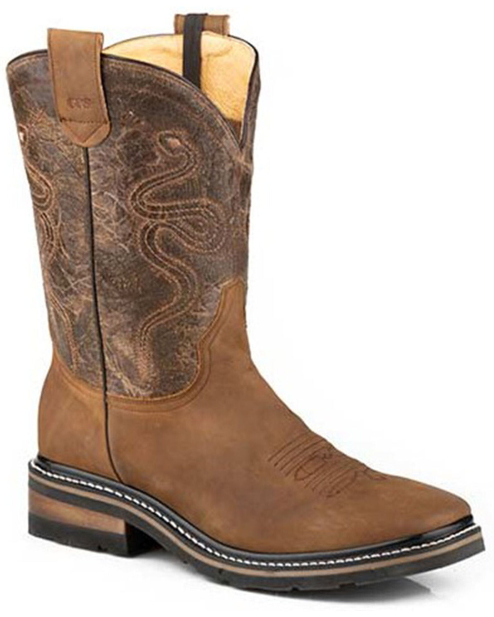 Roper Men s Work It Out Concealed Carry Western Boots Square Toe Boot Barn