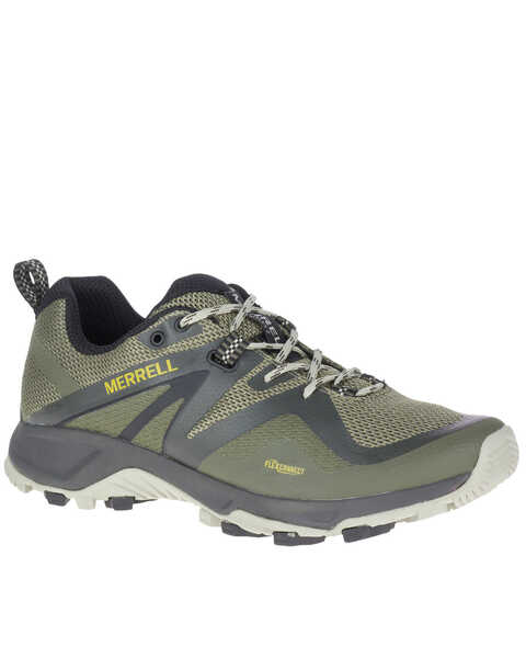 Image #1 - Merrell Men's MQM Flex Hiking Shoes - Soft Toe, Green, hi-res