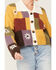 Cleo + Wolf Women's Patchwork Floral Knit Sweater, Gold, hi-res