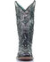 Image #5 - Corral Women's Glitter Inlay Western Boots - Square Toe, Black, hi-res