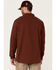 Image #4 - Hawx Men's Solid Mahogany Twill Snap Long Sleeve Work Shirt - Tall, Mahogany, hi-res