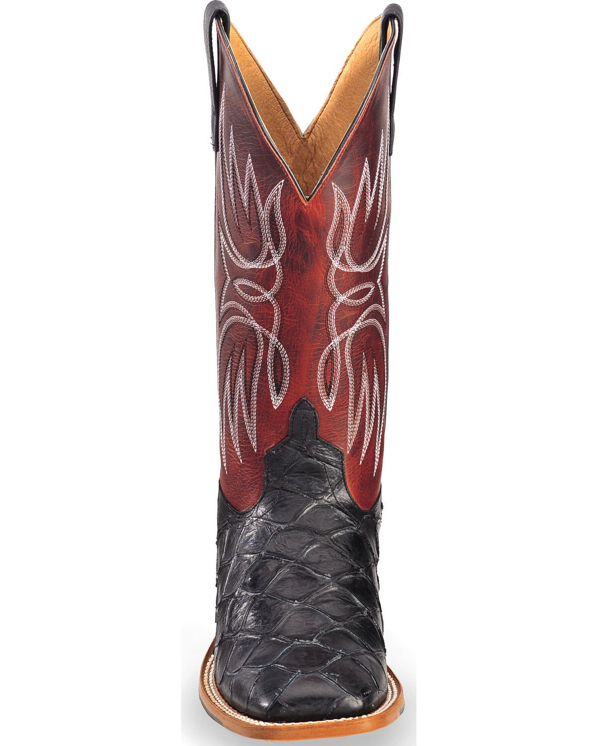 Image #4 - Horse Power Men's Red Apple Blackened Filet Of Fish Boots - Square Toe, , hi-res