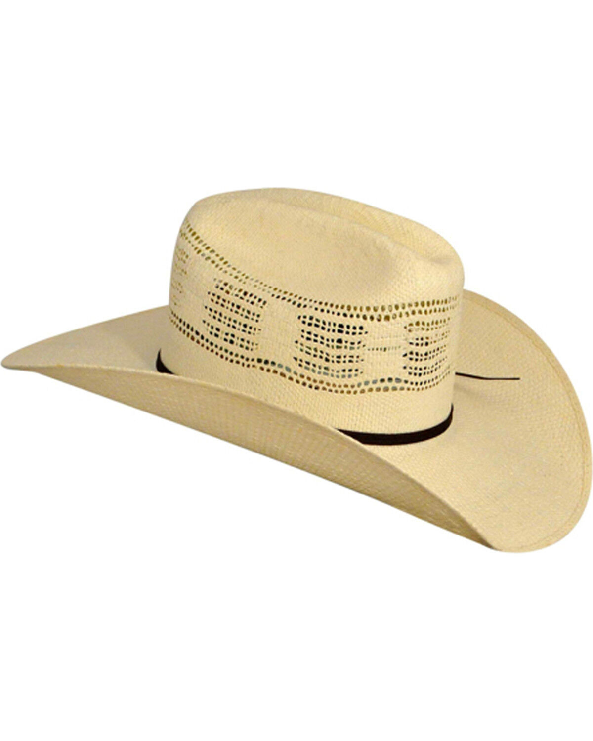 Image #1 - Bailey Ricker Straw Cowboy Hat, Natural, hi-res