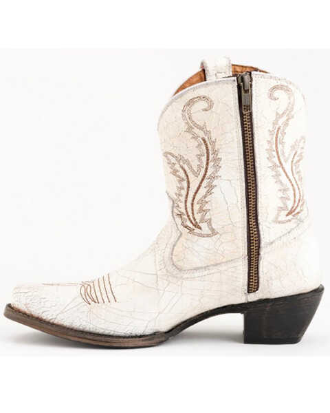 Image #3 - Ferrini Women's Molly Western Boots - Snip Toe , White, hi-res