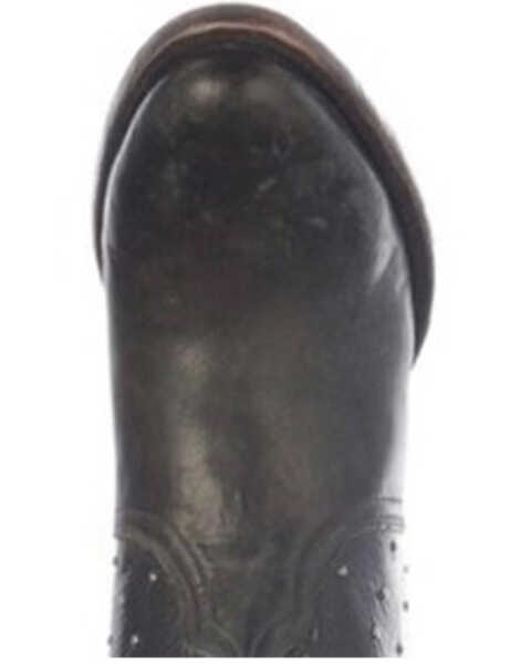 Image #5 - Lucchese Women's Harley Black Fashion Booties - Round Toe, , hi-res