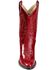 Old West Girls' Red Leather Western Boots - Pointed Toe, , hi-res