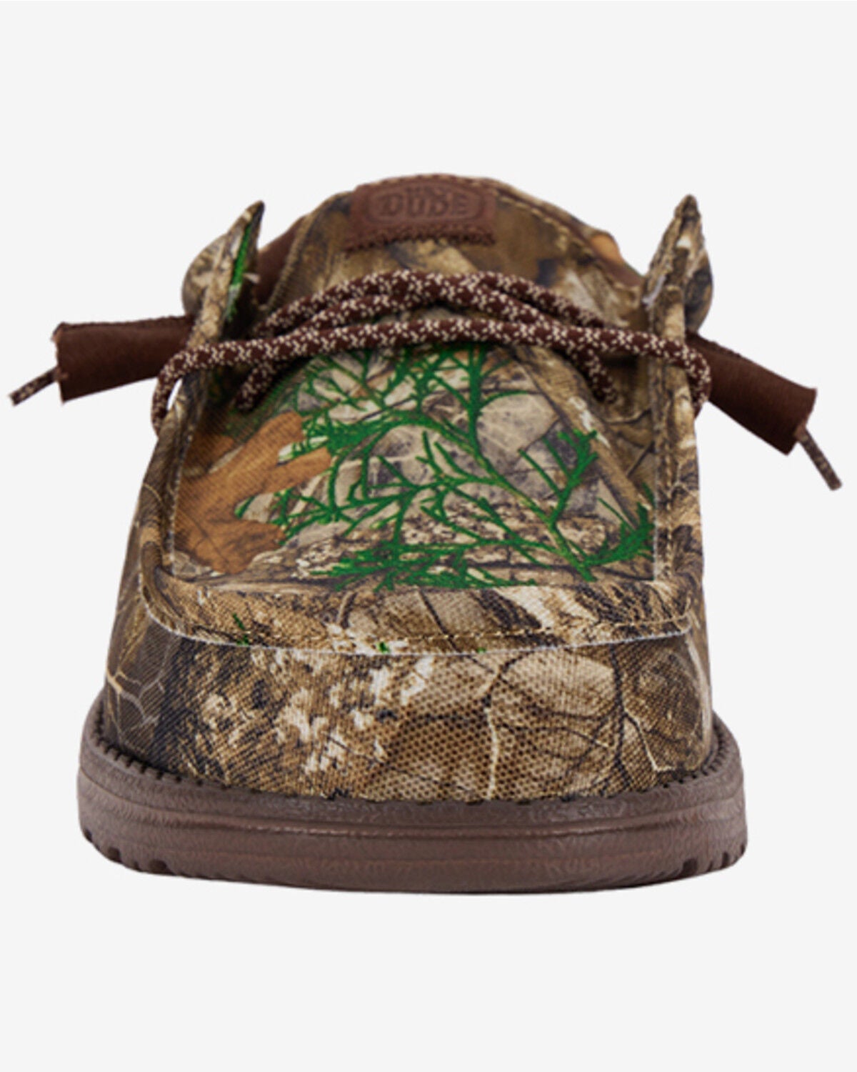 Image #4 - HEYDUDE Men's Wally Realtree Slip-On Casual Shoes - Moc Toe, Brown, hi-res