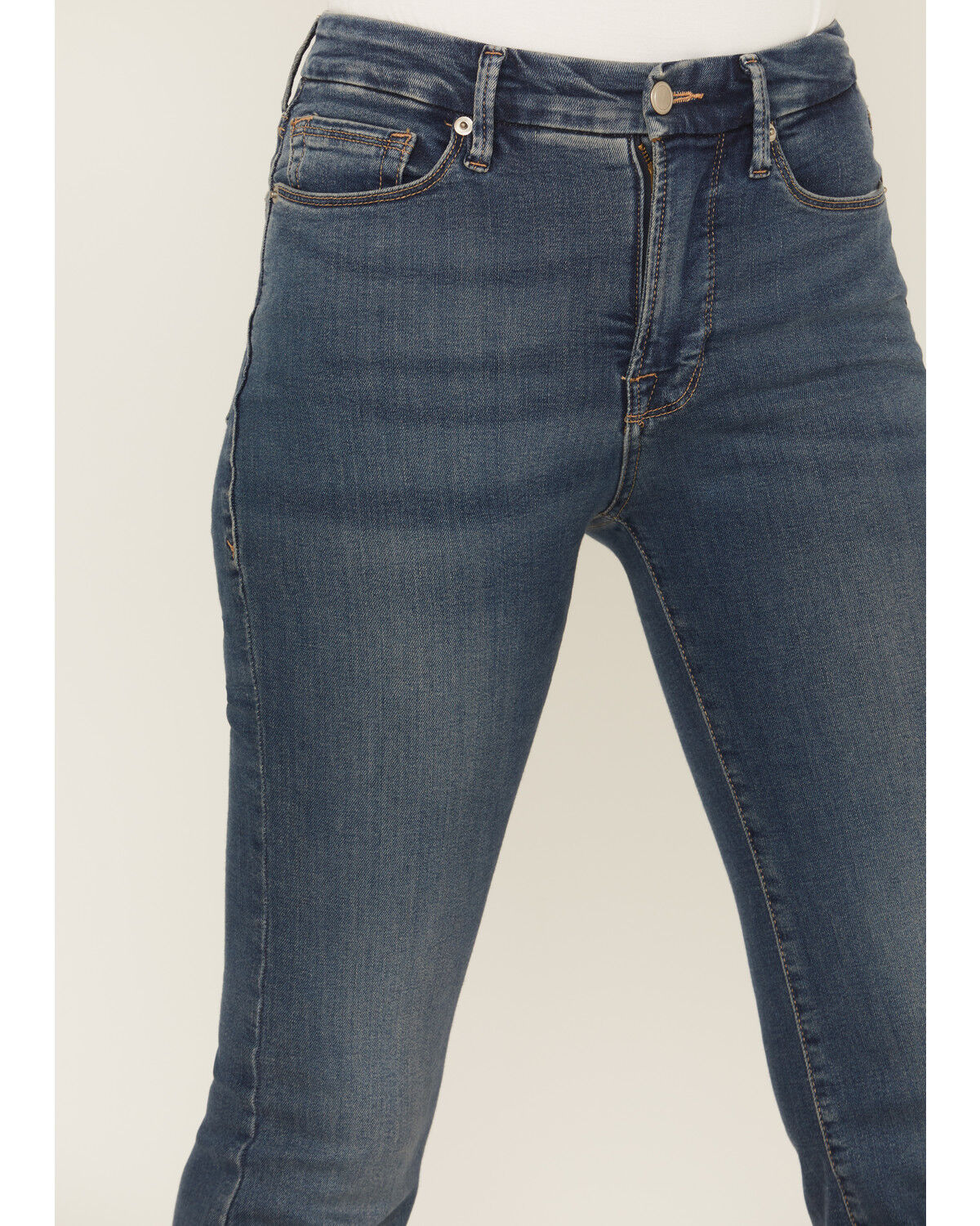 Image #2 - Good American Women's Good Legs Dark Wash High Rise Flare Denim Jeans, Dark Wash, hi-res