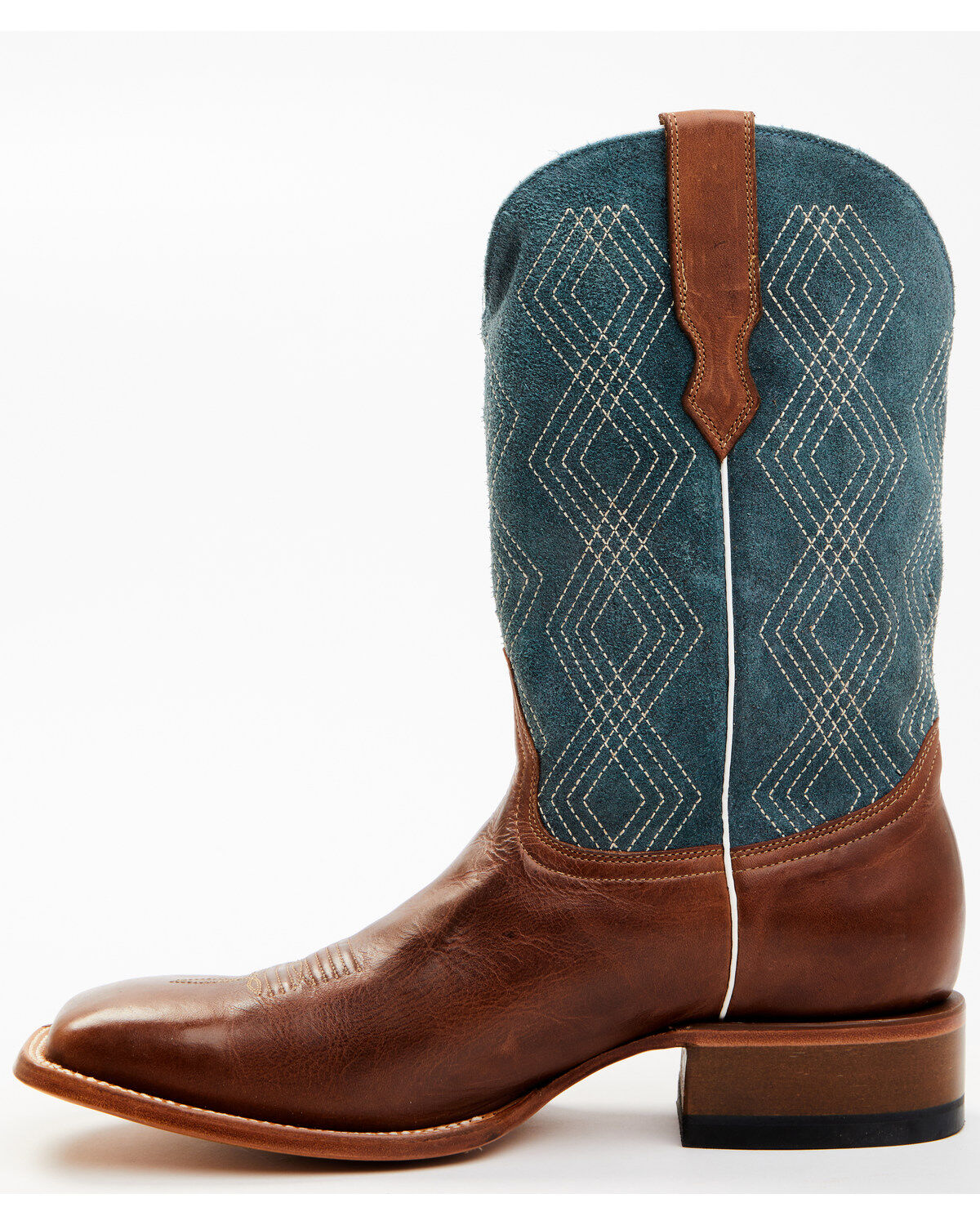 Womens Snip Toe Genuine Leather Volcano Skin Western Boots