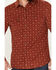 Pendleton Men's Corduroy Long Sleeve Western Snap Shirt, Rust Copper, hi-res