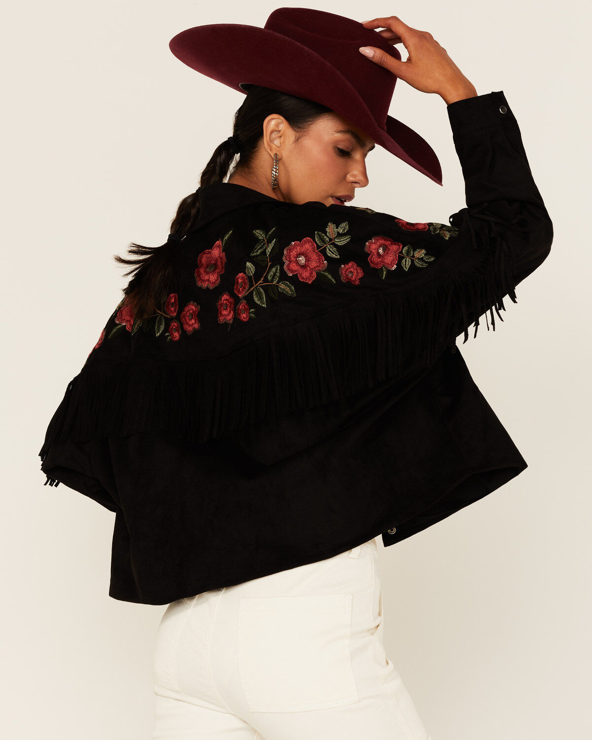 Image #4 - Maggie Sweet Women's Tango Floral Fringe Jacket, , hi-res