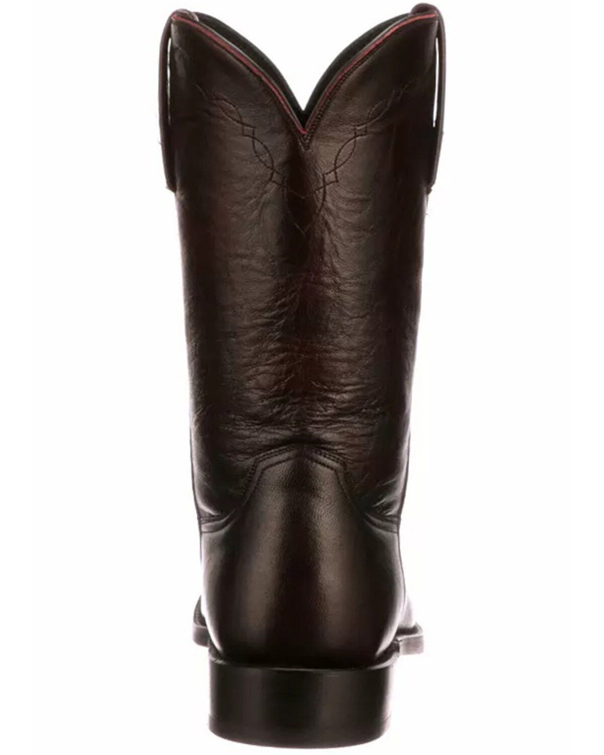 Image #4 - Lucchese Men's Majestic Roper Western Boots - Round Toe, Black Cherry, hi-res