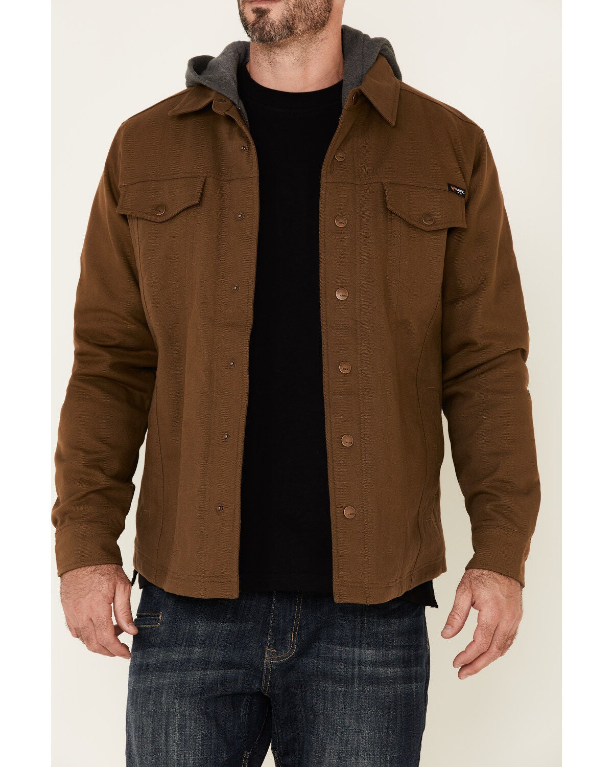 Image #3 - Hawx Men's Bronson Layered Hooded Insulated Work Shirt Jacket, , hi-res
