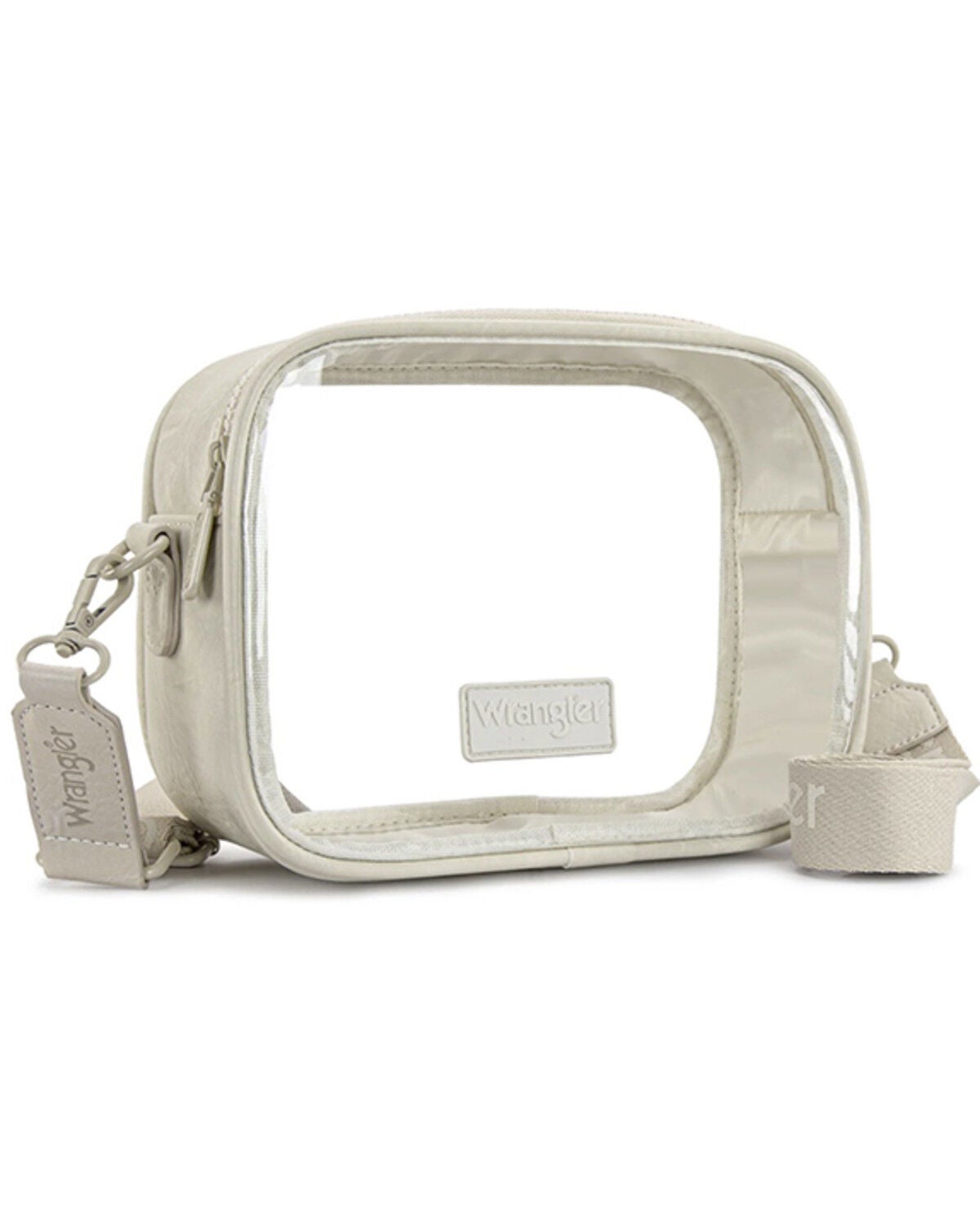 Wrangler Women's Mini Clear Crossbody Bag, Beige, hi-res