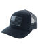 Image #1 - Hooey Men's Liberty Roper Flag Trucker Cap, Black, hi-res