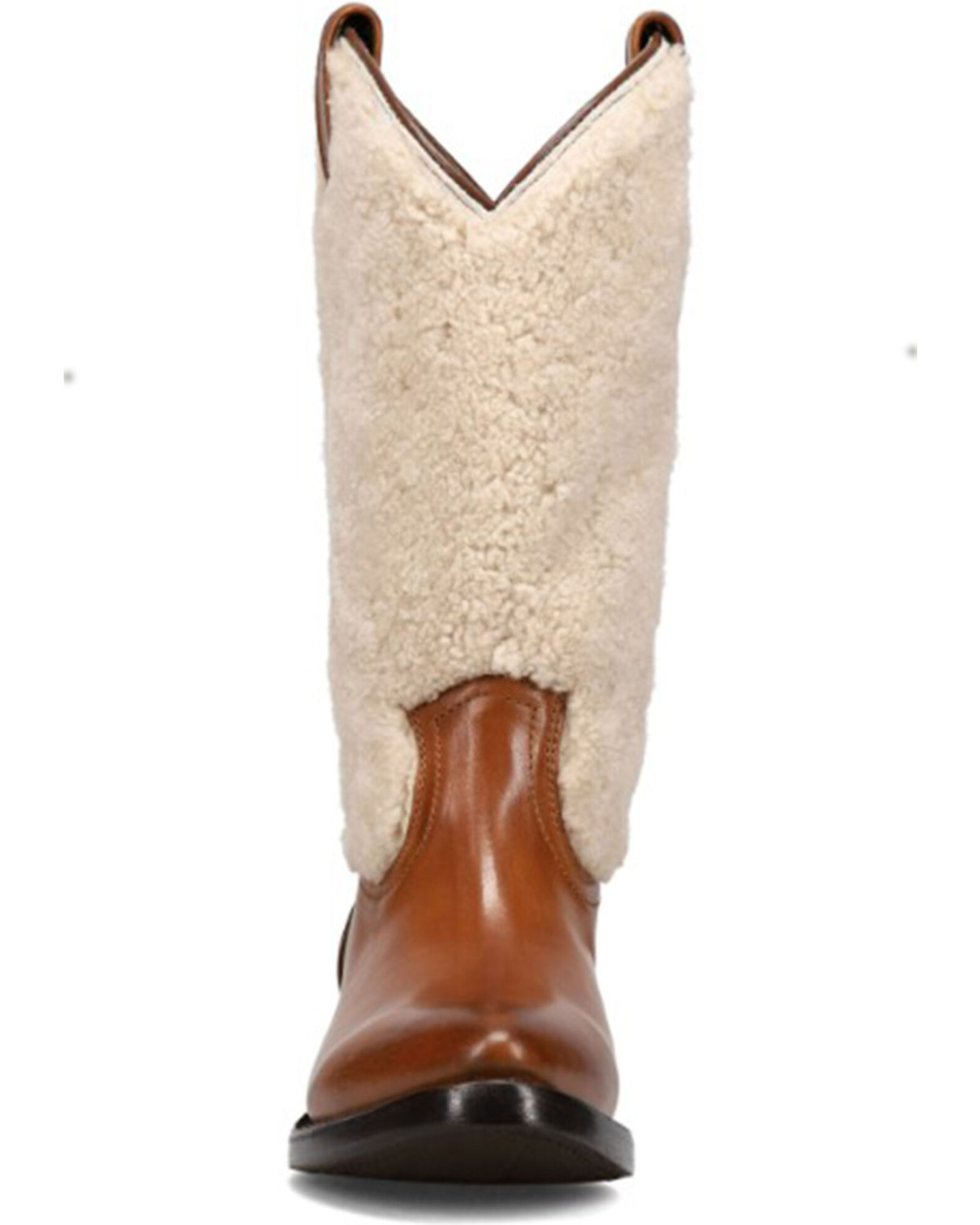 Frye Women s Billy Pull On Shearling Western Boots Medium Toe