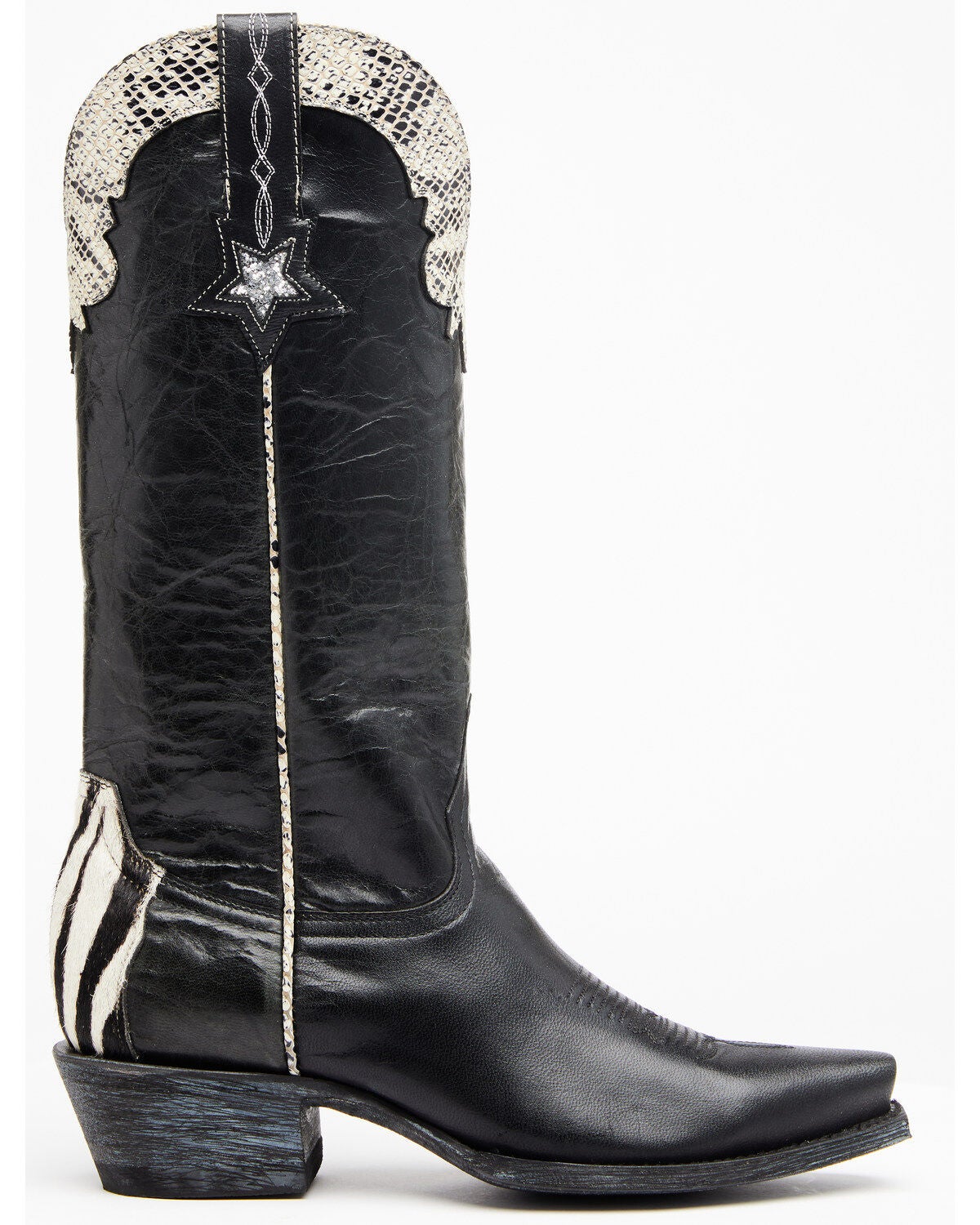 Image #2 - Idyllwind Women's Chaos Black Western Boots - Snip Toe, , hi-res