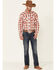 Image #2 - Wrangler 20X Men's Advanced Comfort Large Plaid Print Long Sleeve Snap Western Shirt, , hi-res