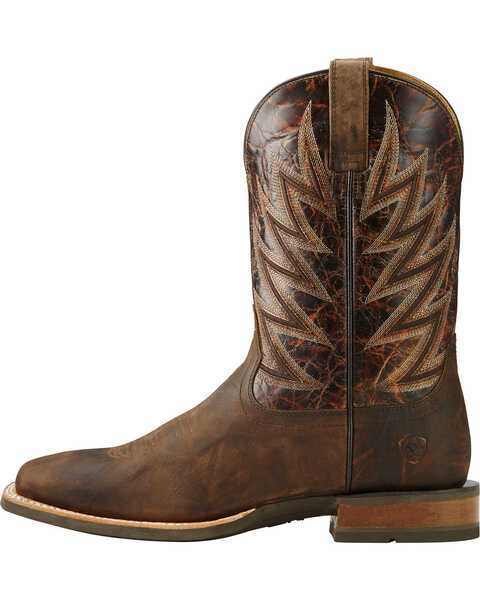 Ariat Challenger Branding Iron Brown Western Boots, Brown, hi-res
