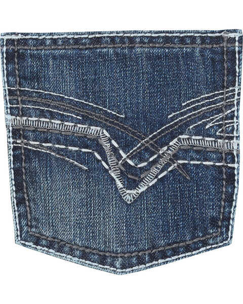Image #4 - Wrangler 20X Boys' 42 Vintage Bootcut Jeans - 4-7, Denim, hi-res