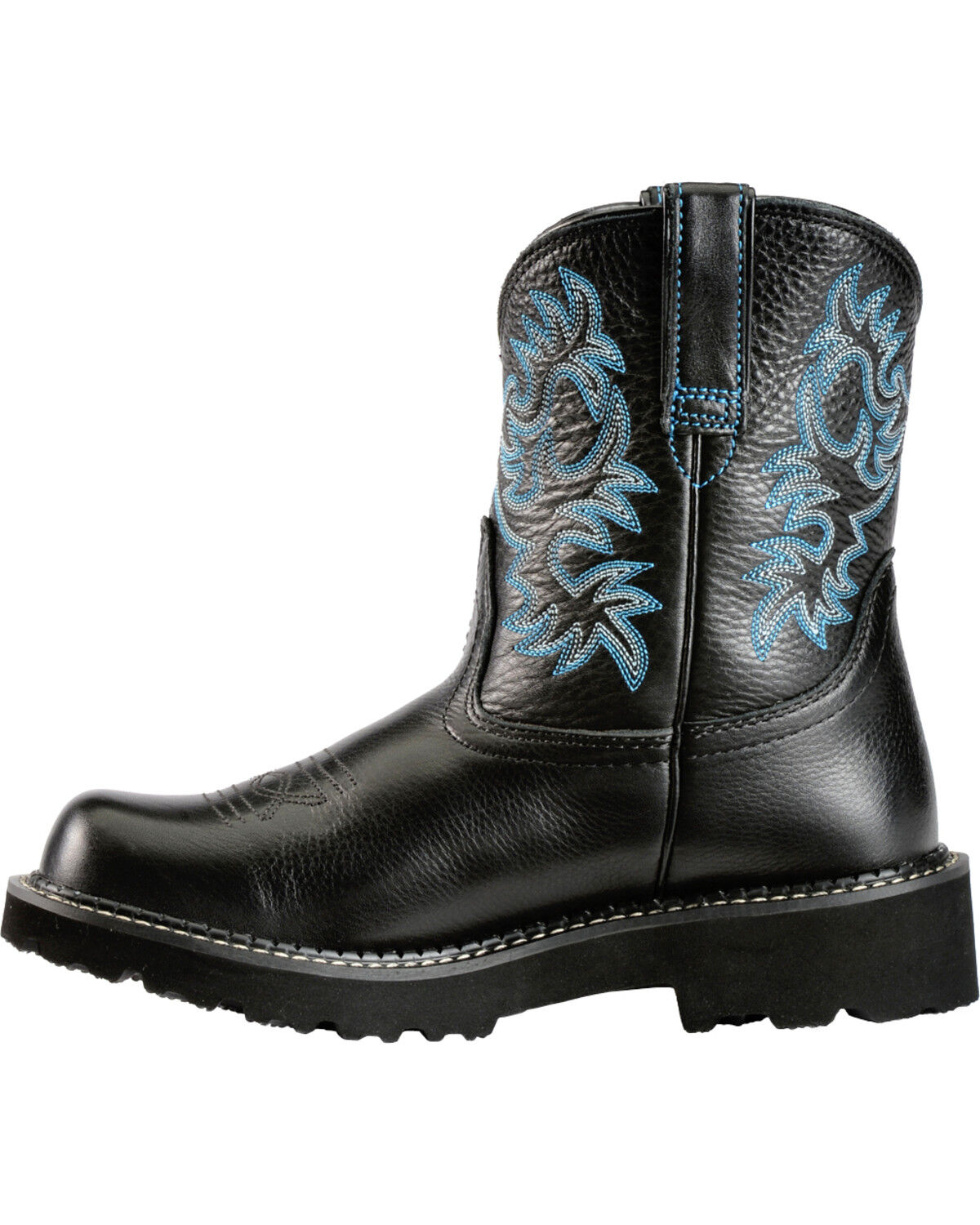 Image #3 - Ariat Women's Fatbaby Western Boots - Round Toe, Black, hi-res