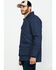Image #3 - Wrangler Men's Ripstop Quilted Barn Coat, Navy, hi-res
