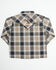 Image #3 - Cowboy Hardware Toddler Boys' Hombre Plaid Print Long Sleeve Snap Stretch Western Shirt, Multi, hi-res