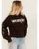 Image #2 - Wrangler Retro Women's Southwestern Sleeve Logo Hoodie, , hi-res