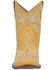 Image #4 - Dingo Women's Primrose Western Booties - Snip Toe, Yellow, hi-res