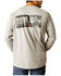 Image #1 - Ariat Men's FR Air Deco Long Sleeve Graphic T-Shirt, Grey, hi-res