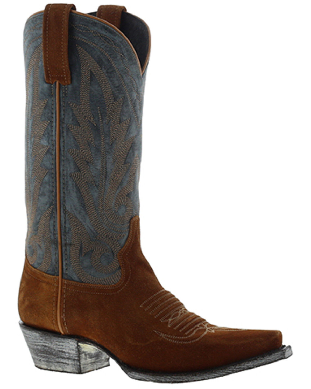 Image #1 - Liberty Black Women's Dalilah Suede Western Boots - Snip Toe, Tan, hi-res