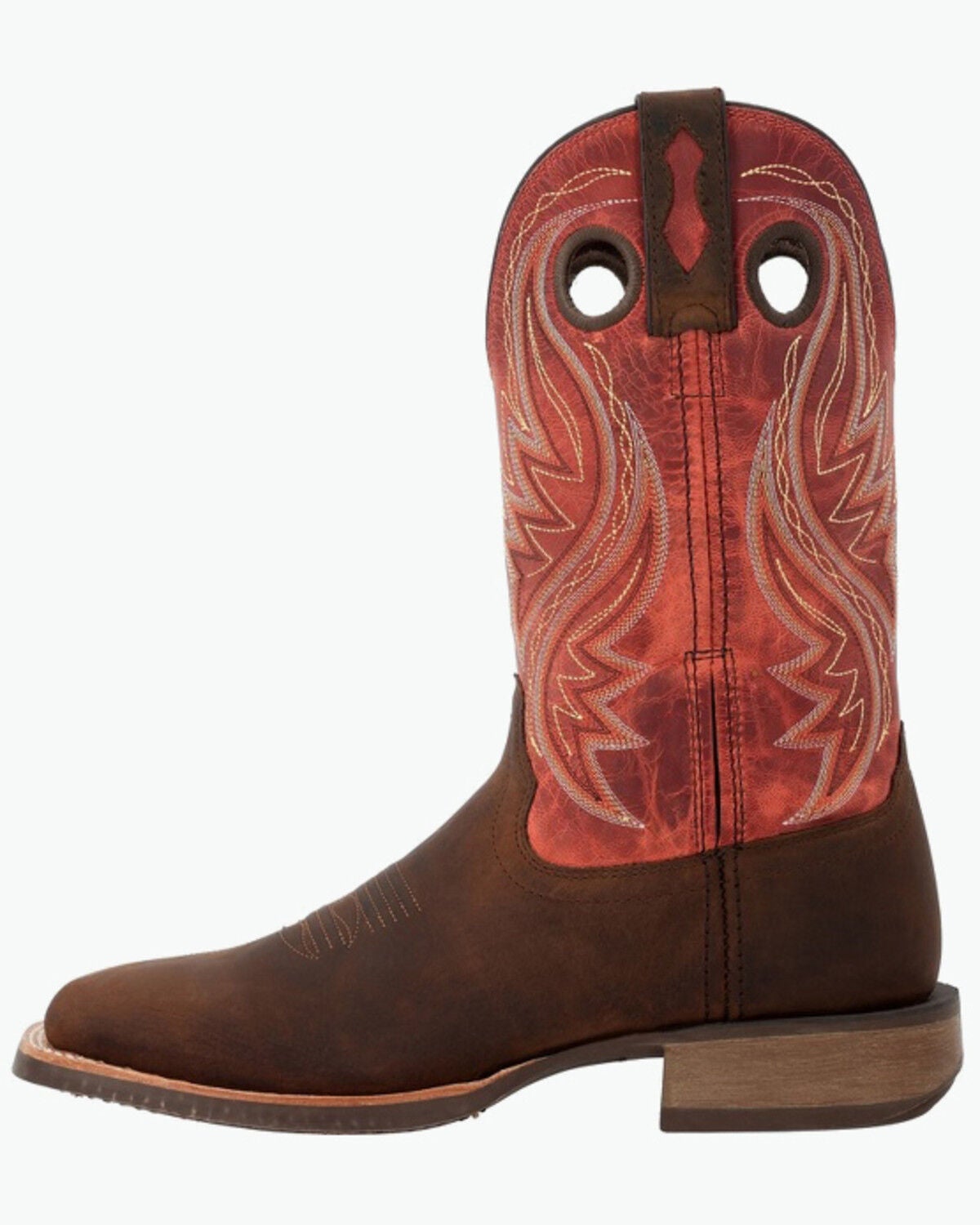 Image #3 - Durango Men's Rebel Pro&trade; Performance Western Boots - Broad Square Toe, Brown, hi-res