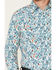 Cody James Men's City Lights Paisley Print Long Sleeve Snap Western Shirt , Ivory, hi-res