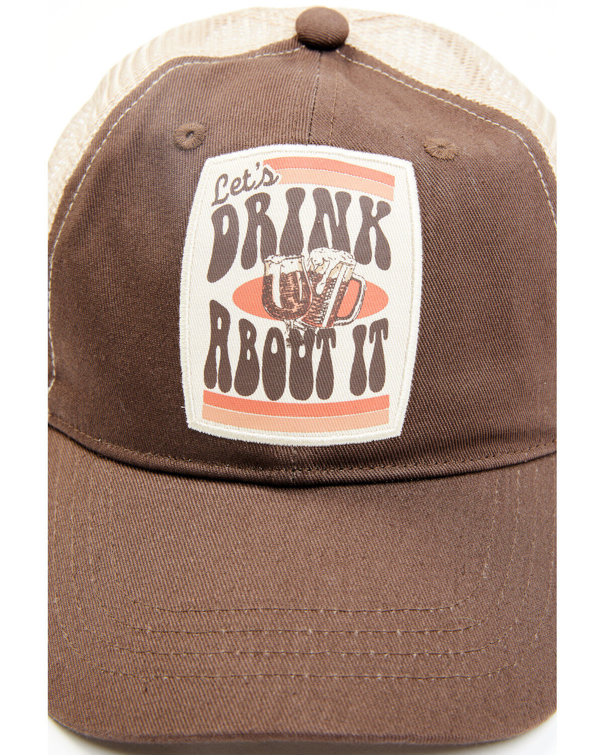 Image #2 - Cleo + Wolf Women's Drink About It Ball Cap, Brown, hi-res